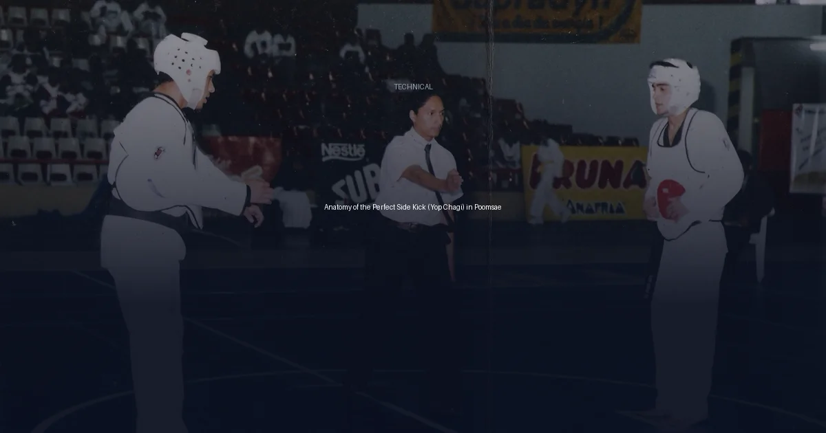 Anatomy of the Perfect Side Kick (Yop Chagi) in Poomsae