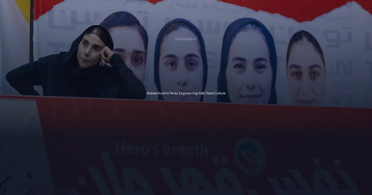 Wolves Hunt in Packs: Engineering Elite Team Culture