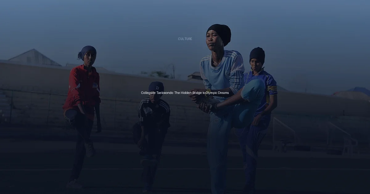 Collegiate Taekwondo: The Hidden Bridge to Olympic Dreams