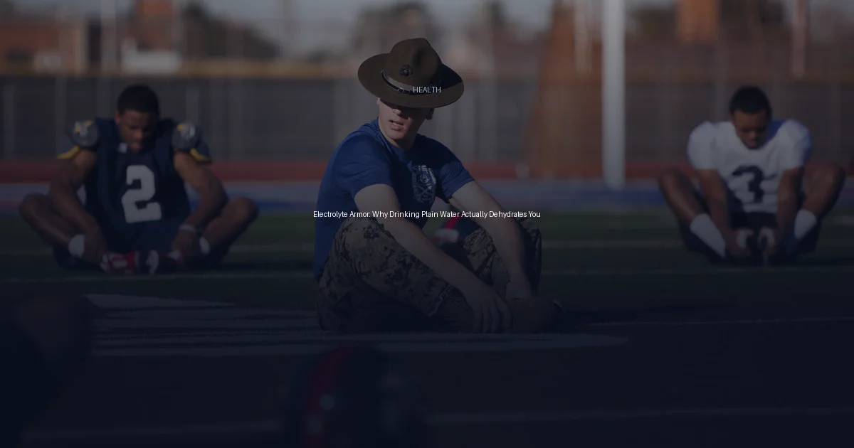 Electrolyte Armor: Why Drinking Plain Water Actually Dehydrates You