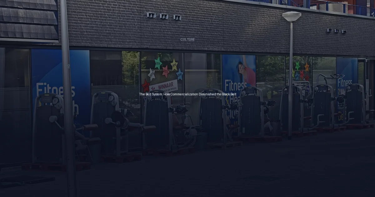 The Belt System: How Commercialization Diminished the Black Belt