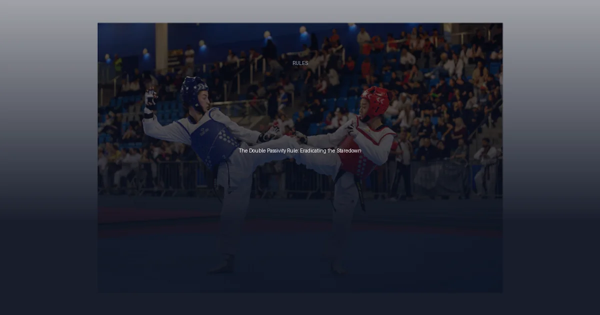 The Double Passivity Rule: Eradicating the Staredown