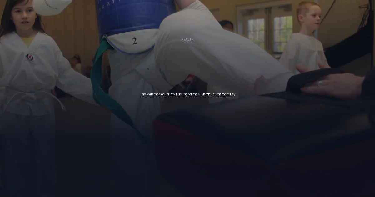 The Marathon of Sprints: Fueling for the 5-Match Tournament Day