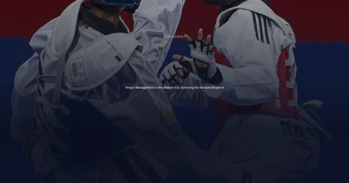 Weight Management in the Modern Era: Surviving the Random Weigh-In