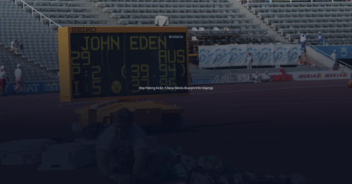 Stop Posting Kicks: A Social Media Blueprint for Dojangs