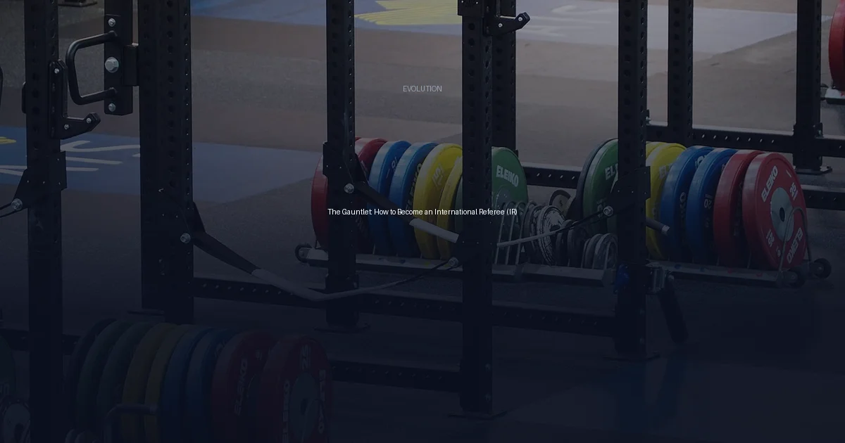 The Gauntlet: How to Become an International Referee (IR)