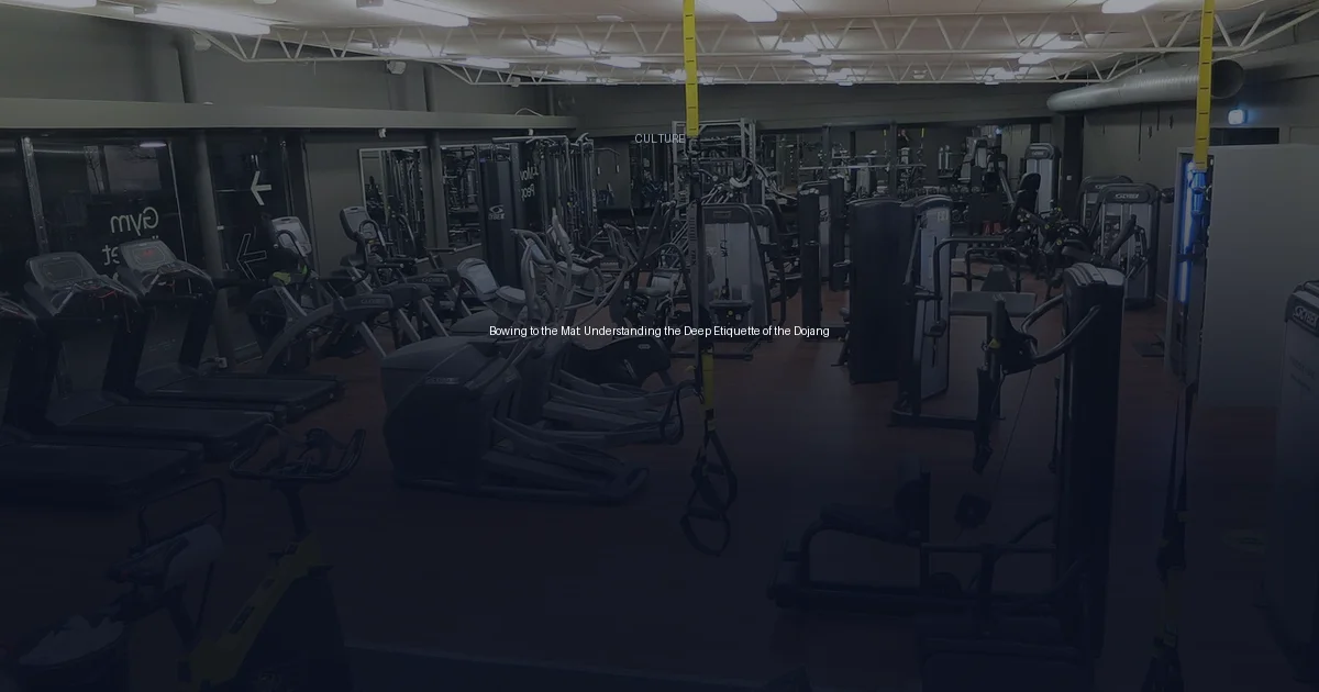 Bowing to the Mat: Understanding the Deep Etiquette of the Dojang