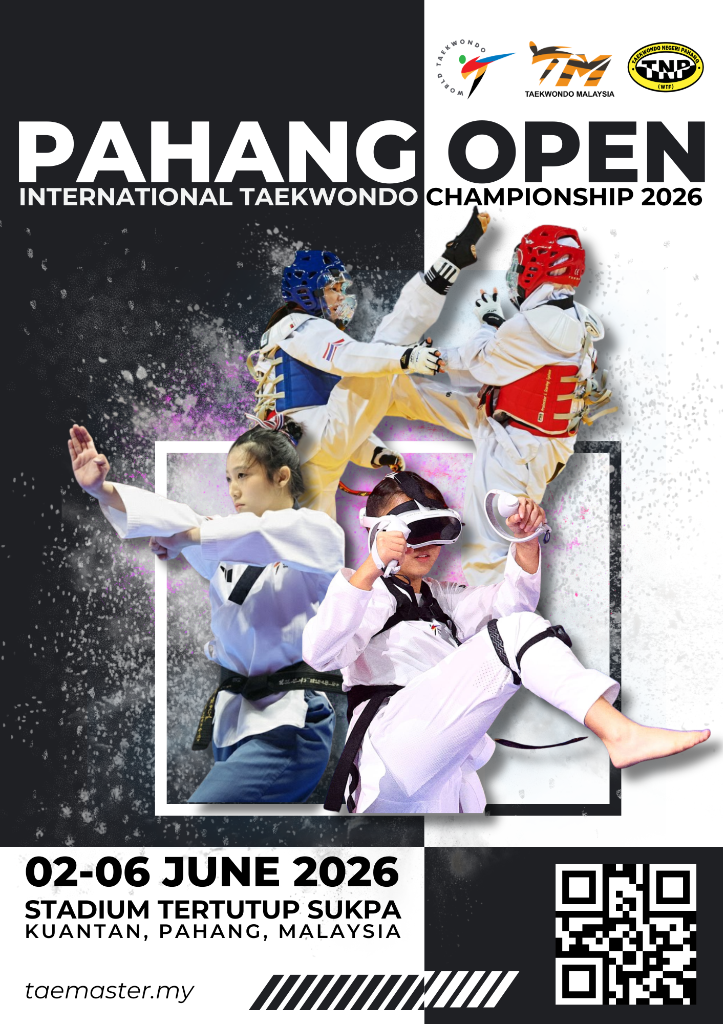 Pahang Open International Taekwondo Championship 2026 poster